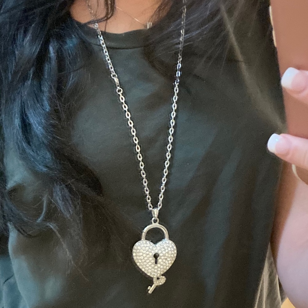 Heart&Key Long Necklace